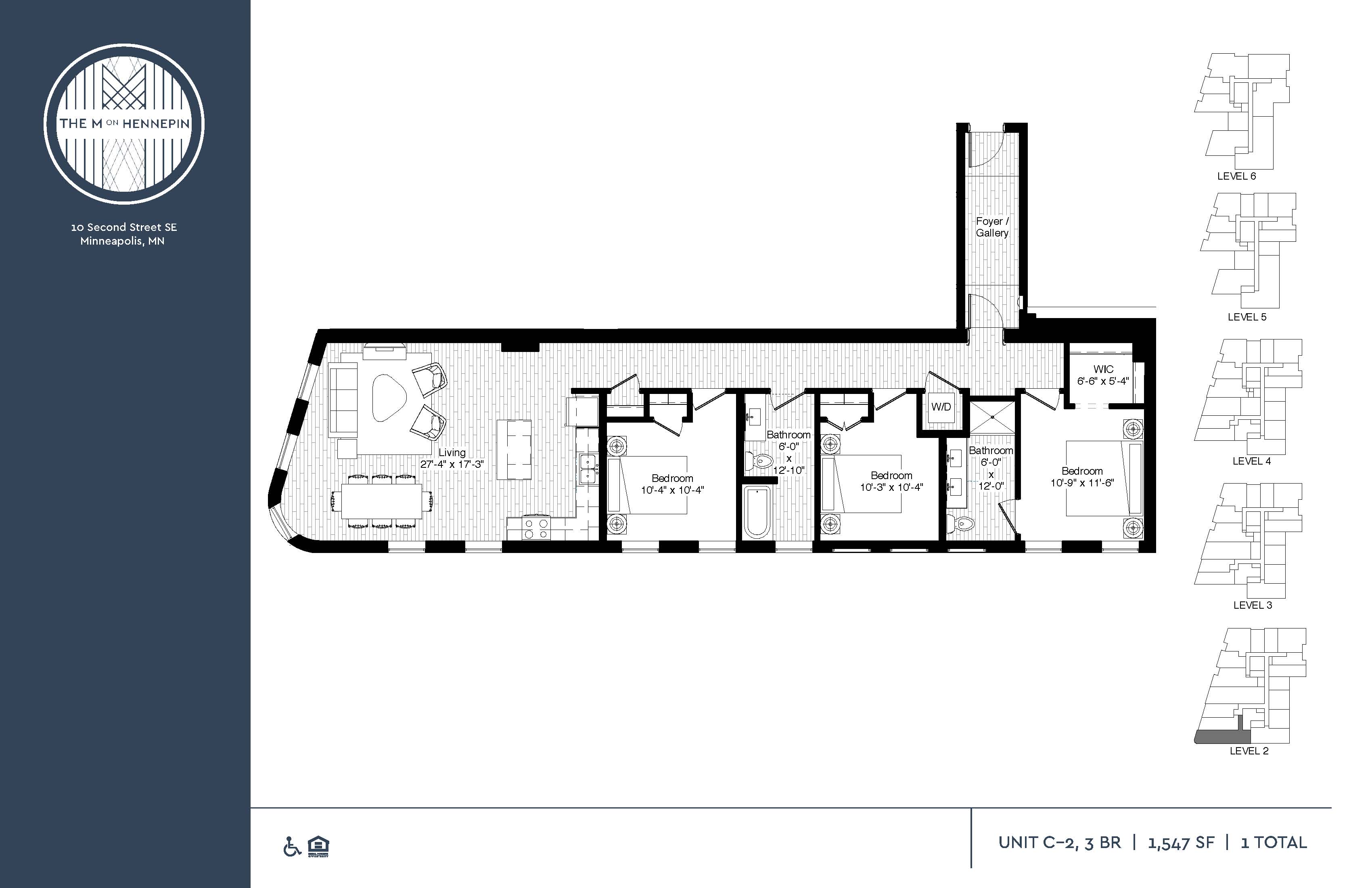 Studio, 1, 2 & 3 Bedroom Apartments in Minneapolis The M